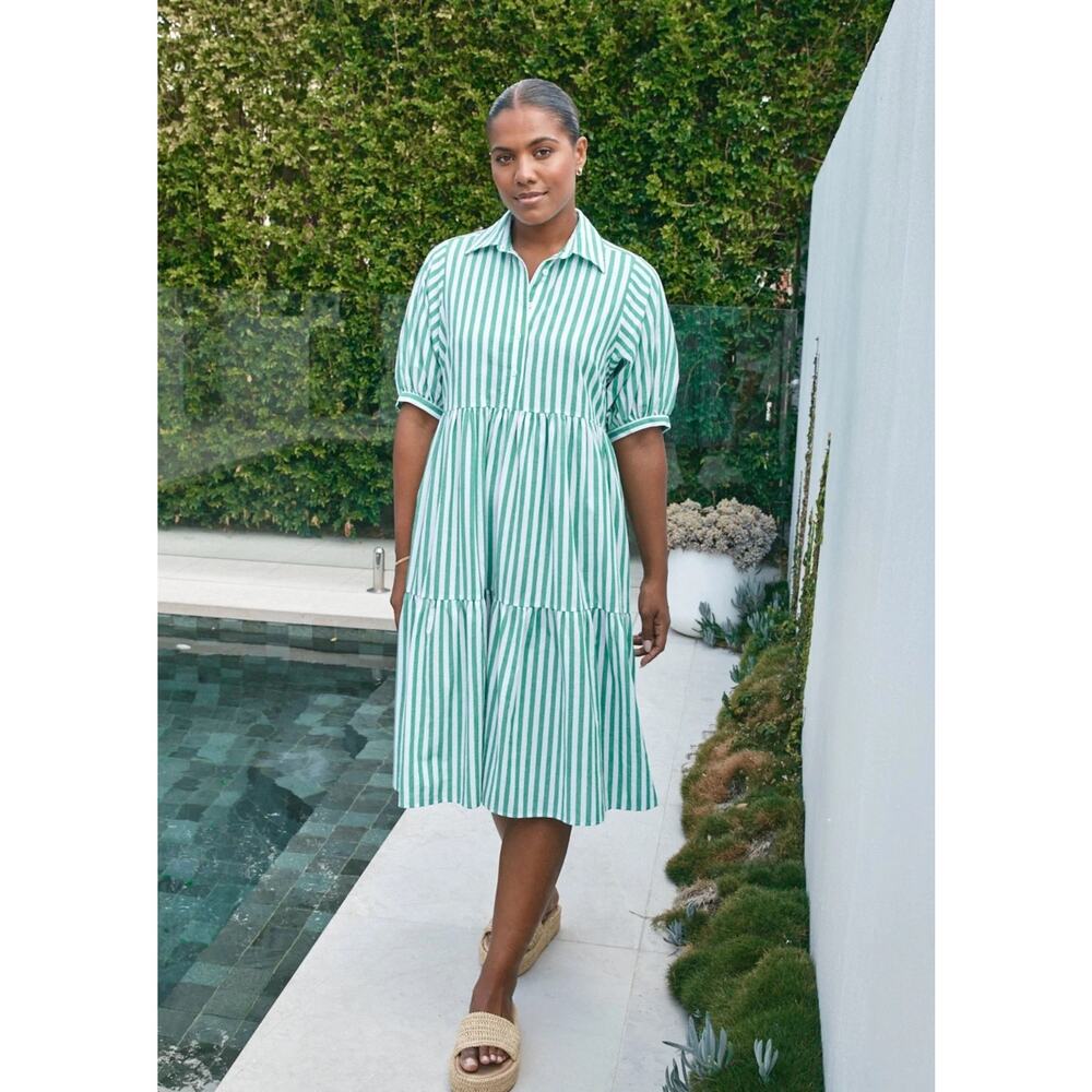 MAYE Marnie Midi Shirt Dress - Picture 3 of 8